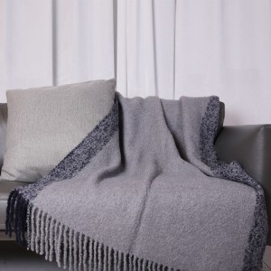 Classic 50% Mohair 30% Wool 20% Polyester Blanket Indoor Use